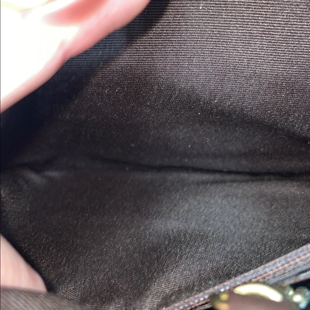 NWT Vintage Coach Signature Stripe Shearling Tote - Picture 8 of 11